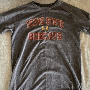 TEXAS STATE BOBCATS KIDS UNDER ARMOUR sz Medium